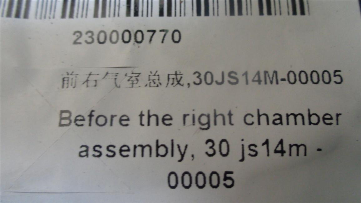 Front right air chamber assembly, 30JS14M-00005-1