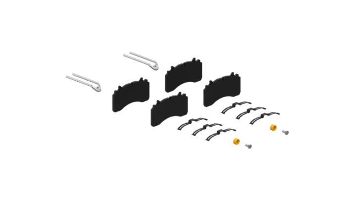 Disc brake pad repair bag (4 pieces), wabco22.5, 230100234