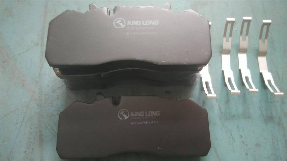 Front disc brake pads (unit set, 1 set of 4 pieces), Wan'an 19.5, Jinguan-1