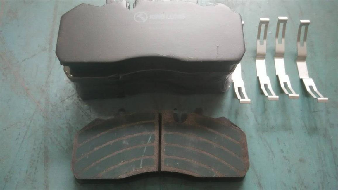 Front disc brake pads (unit set, 1 set of 4 pieces), Wan'an 19.5, Jinguan-2