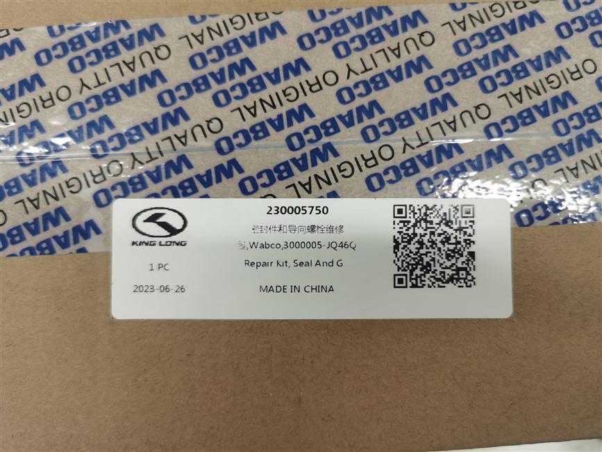 Seals and guide bolt repair kit, Wabco, 3000005-JQ46Q-1