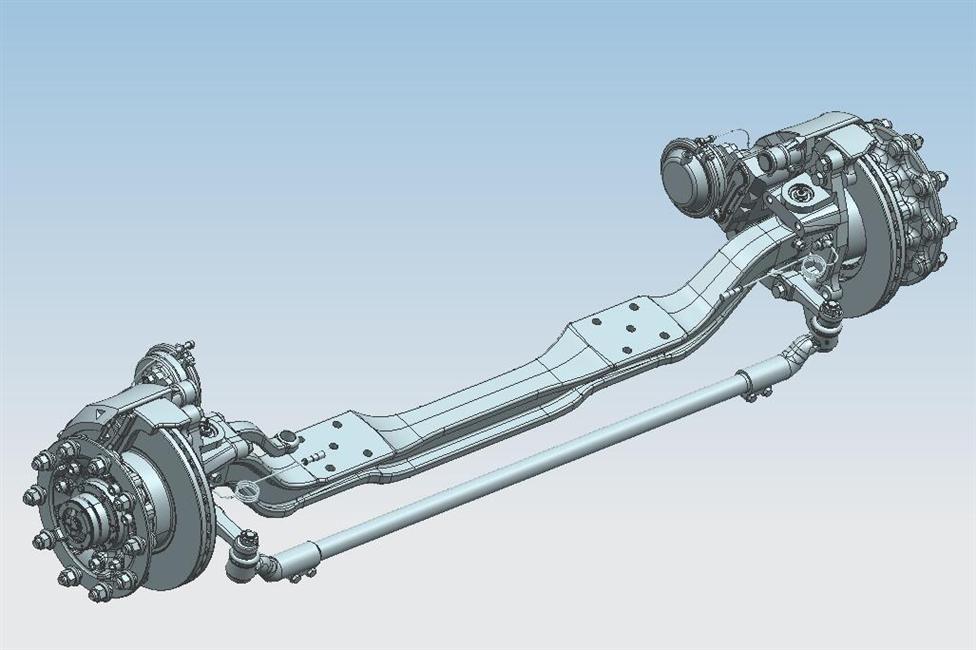 Front axle, stop, Fangsheng, 7t, plate, left, JY30FS3P3-WS1-XMQ02-1