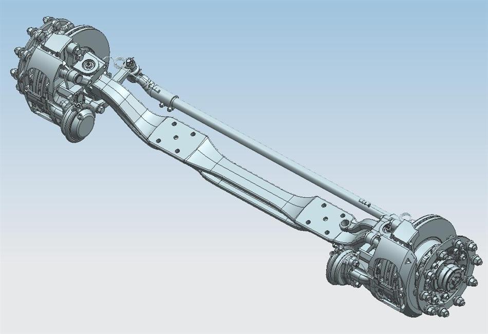 Front axle, stop, Fangsheng, 7t, plate, left, JY30FS3P3-WS1-XMQ02