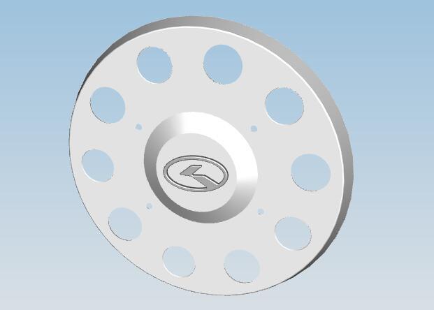 Front wheel cover, tire bolt distribution circle 335, 10-M22*1.5, bolts are distributed, bracket connection