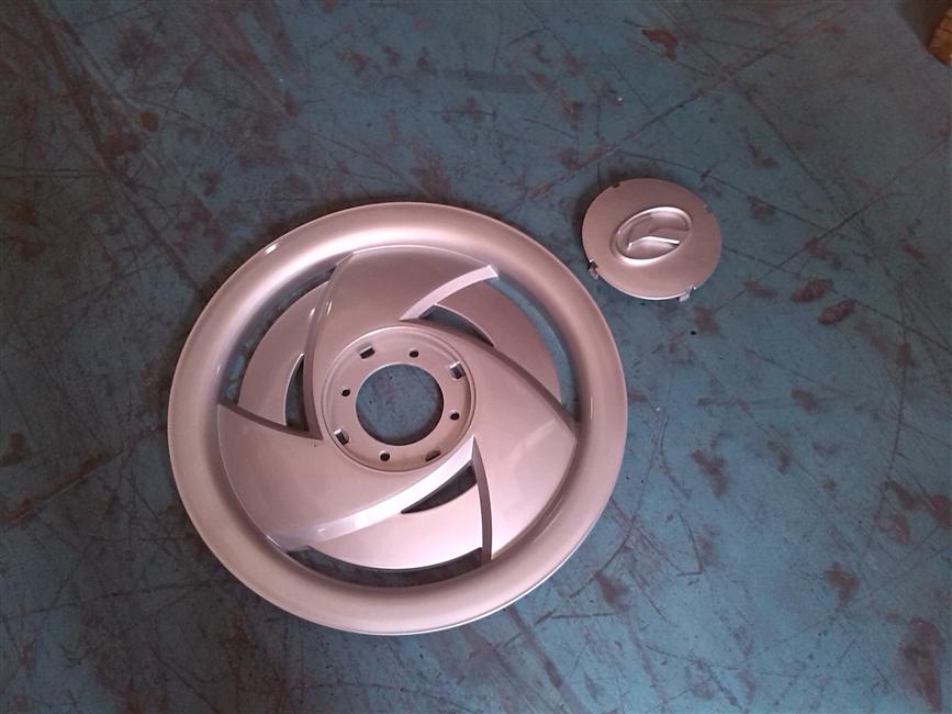 Левое заднее колесо в сборе, 6898Y, 12R22,5