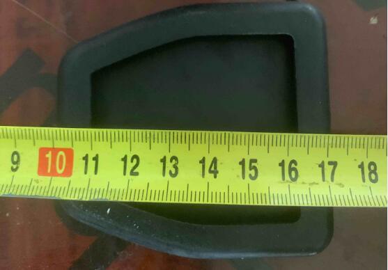 Brake/clutch pedal rubber pad, WG, 234900050