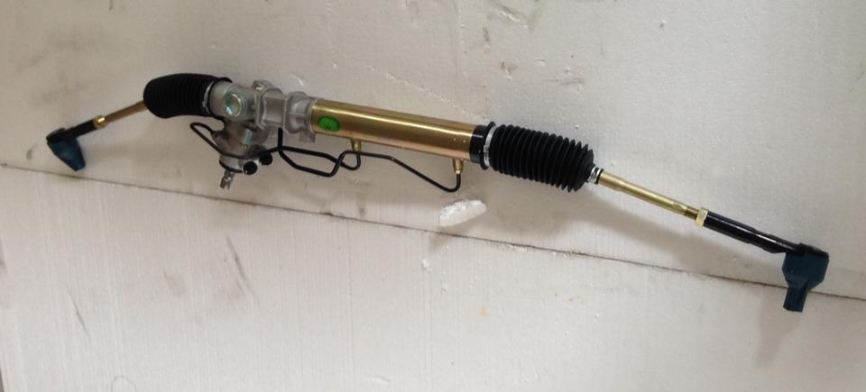 Steering assembly, left rudder, power assist