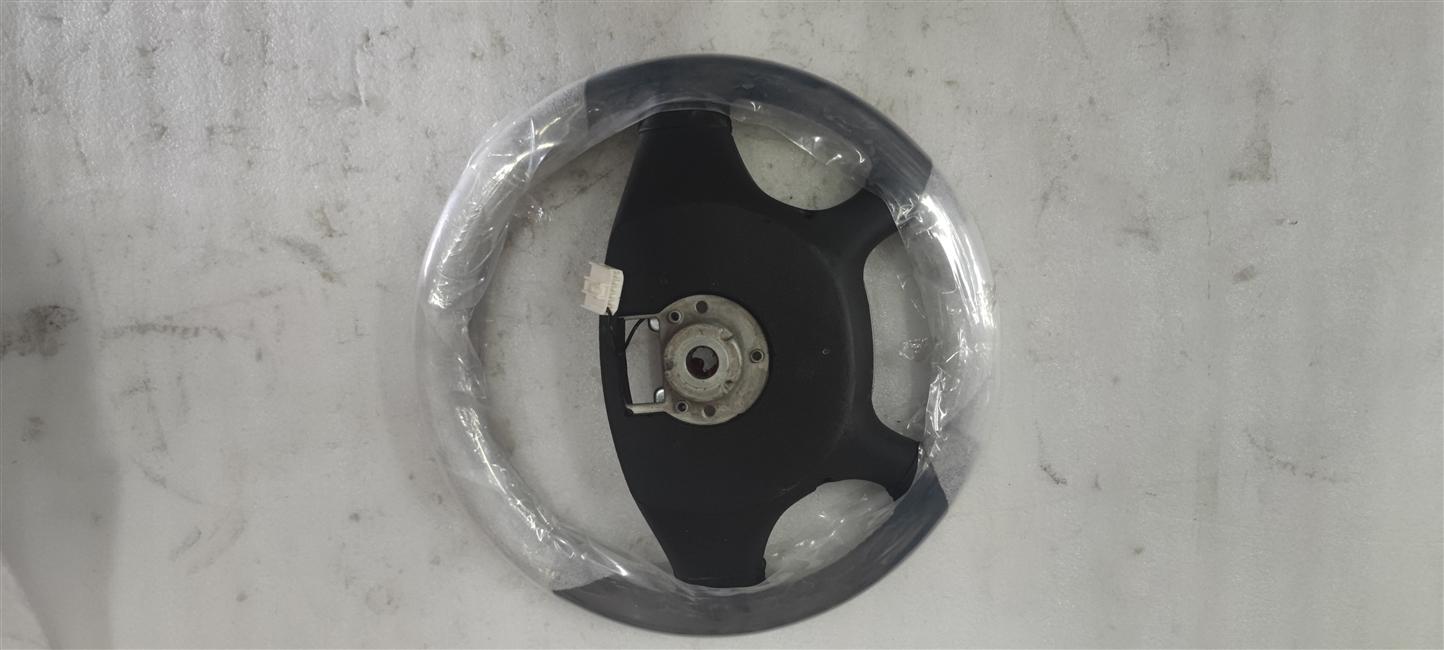 Steering wheel body, genuine leather, airbag, gold dragon, trimless buttons, black, 12 models, KS2