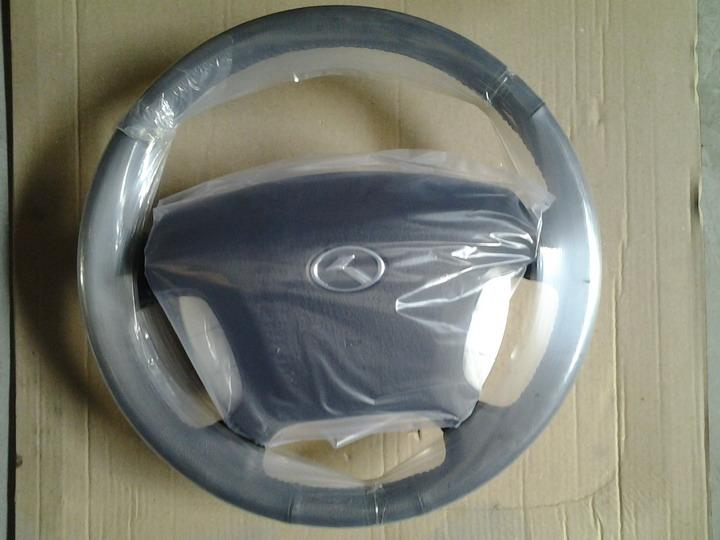 Сборка рулевого колеса, PVC, модель 09, Золотой Дракон, хромированный, серый