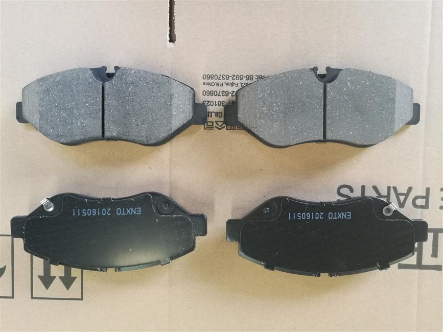 Friction plate (brake pad) components, front wheel, one-car set, AST, 235300025, KT/KS2L-1