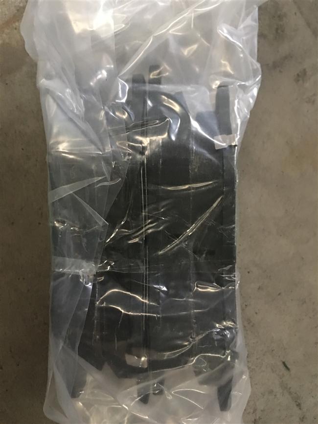 Friction plate assembly, wear-resistant type, AST brake caliper, one-car set, 235300063/64, KS2/KS-1