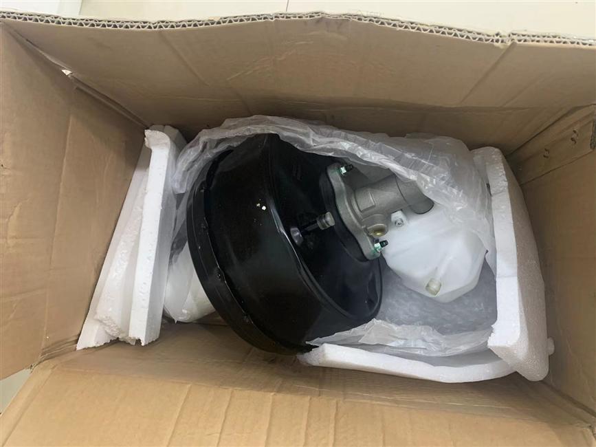 Braking master pump with booster and oil tank assembly, Tianjin Qianglong, left rudder, KT