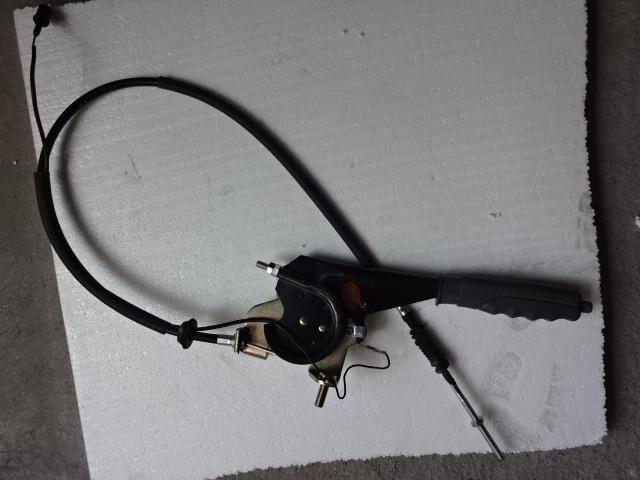 Handbrake handle and front cable assembly, left rudder, side handbrake, gray-1