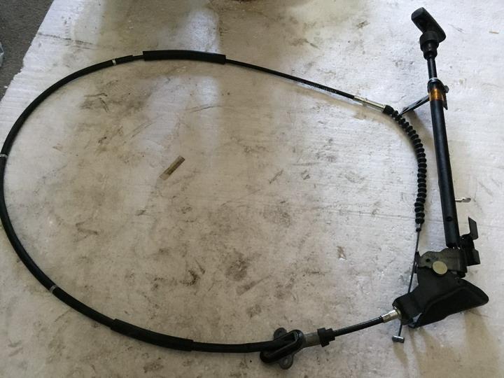 Handbrake handle and front cable assembly, left rudder, front handbrake, KS2-1