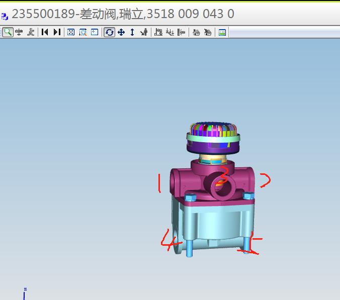 Дифференциальный клапан, Руили, 3518 009 043 0-5