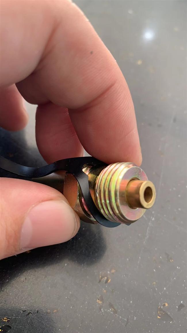 Air test valve assembly, M16X1.5 clamp, HG-01003-2