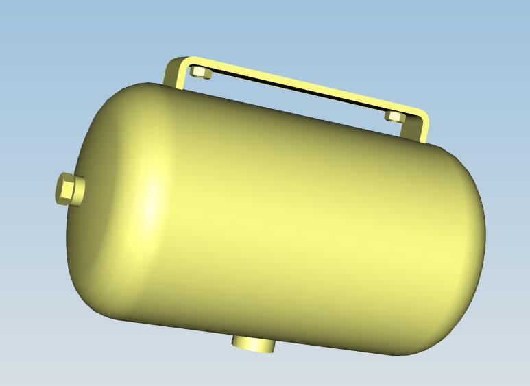Air storage cylinder, 5L, φ157