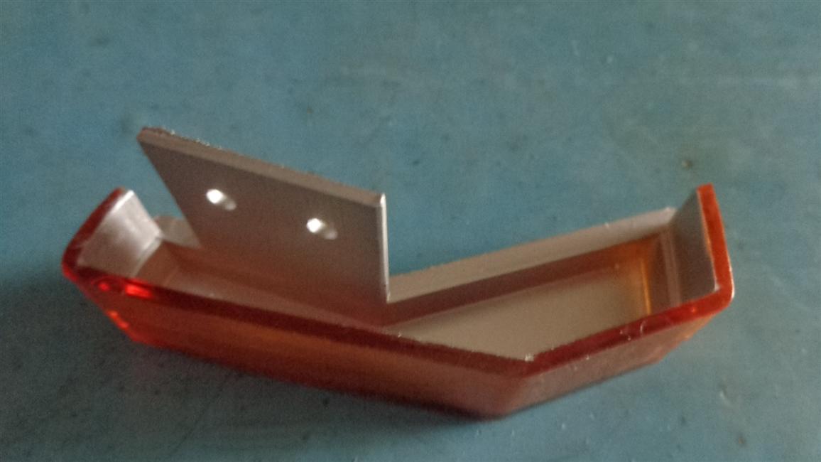 Side-circular straight light with head (right rear), 236700300-2