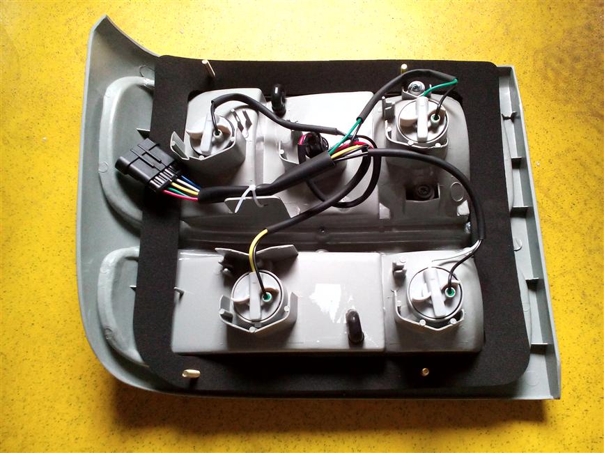 Combined rear taillight, DG2002-4, 6700AYD4D, left, 24V