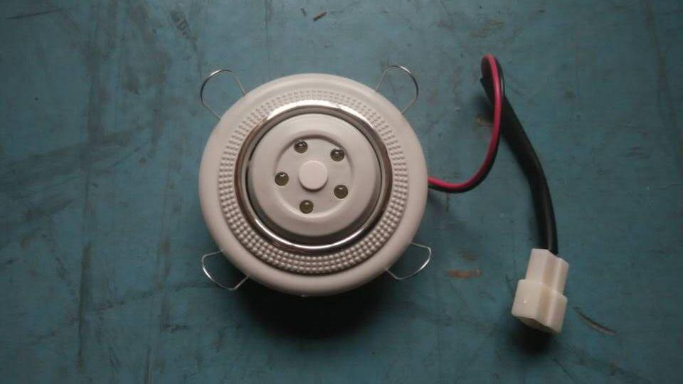 Top light, RW80-2,6901AY, 24V, front and rear top LED spotlights, built-in switch, gray and white-1