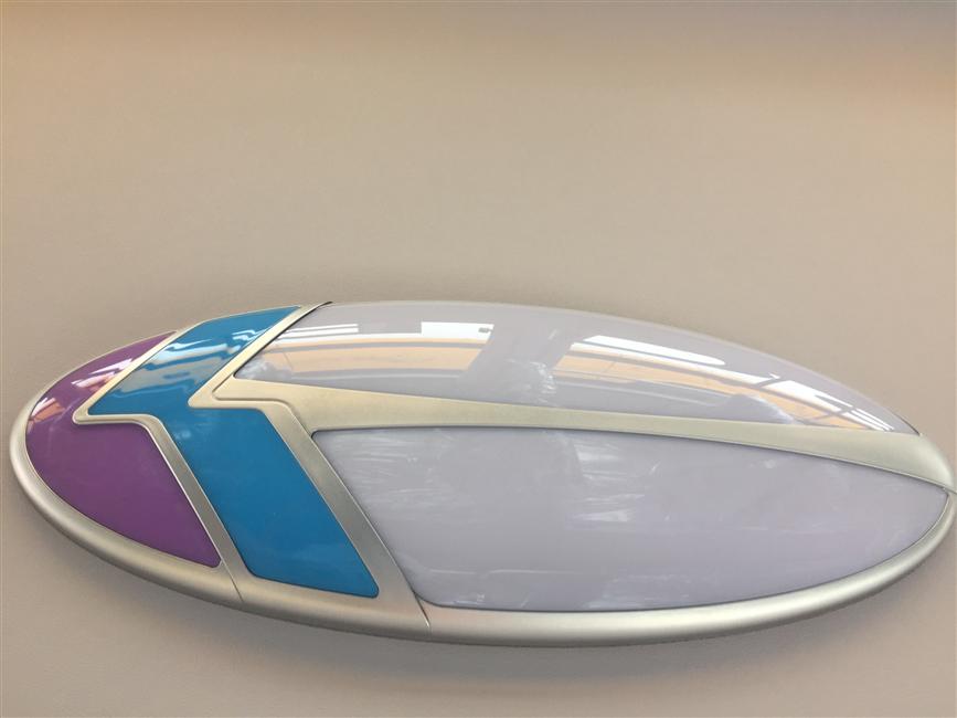 Top lights, KINGLONG marks, road vehicles, elliptical LED cabin lights