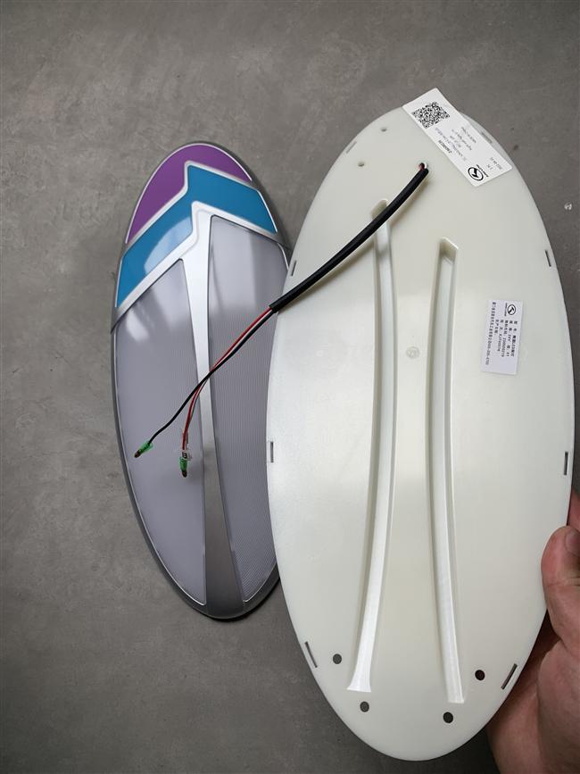 Top light, KINGLONG, road car, 24V, elliptical LED cabin light, JT-1095-2