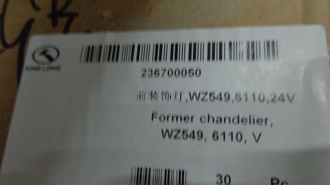 Front decorative light, WZ549, 6110, 24V-2