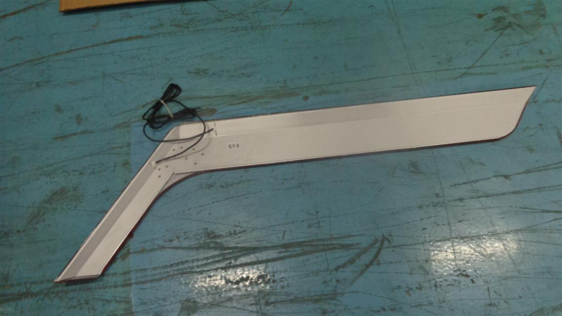 Decorative lights on the right side, tourist bus, 24V