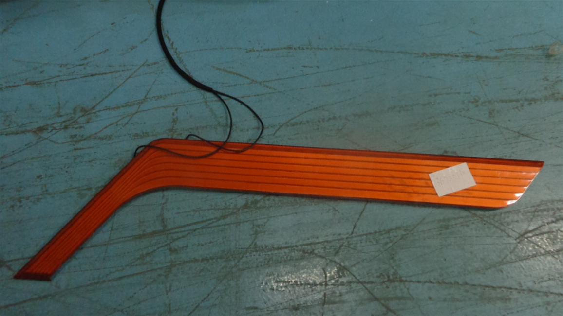 Decorative lights on the left side, tour bus, 24V