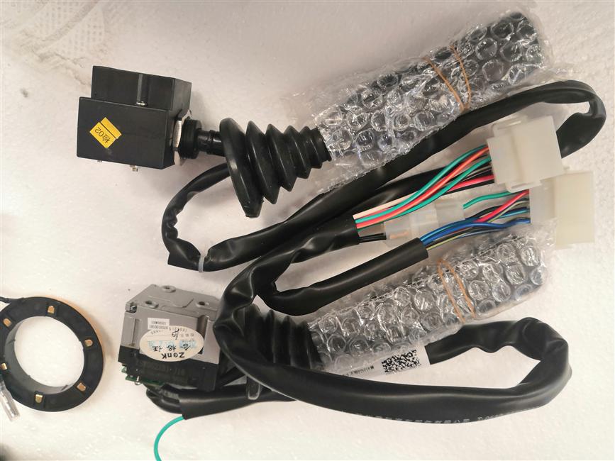 Combination switch, no retarder/exhaust brake handle, DJ plug-in, no clock spring