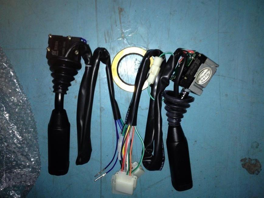 Combination switch, JK3018D, with exhaust brake handle-3