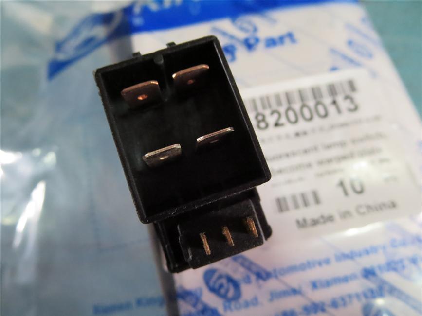 Fluorescent switch, rocker switch, JK989-157-2.59