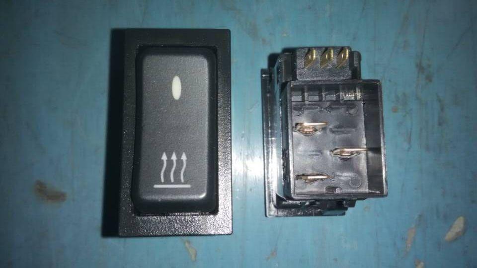 Warm air switch, rocker switch, JK989-082-2.37