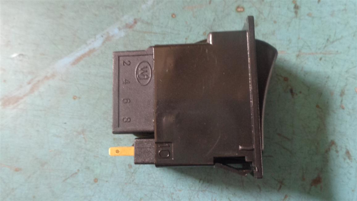 Interrupteur de crise, basculeur, JK989-191-2.4, couvercle rouge-1