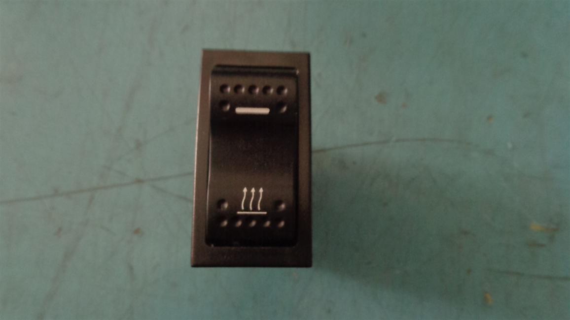 Warm air switch, rocker switch, JK938B-157-2.37-1