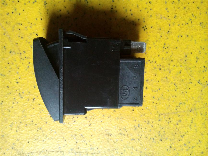 Rear fog light switch, rocker switch, JK969-002-1