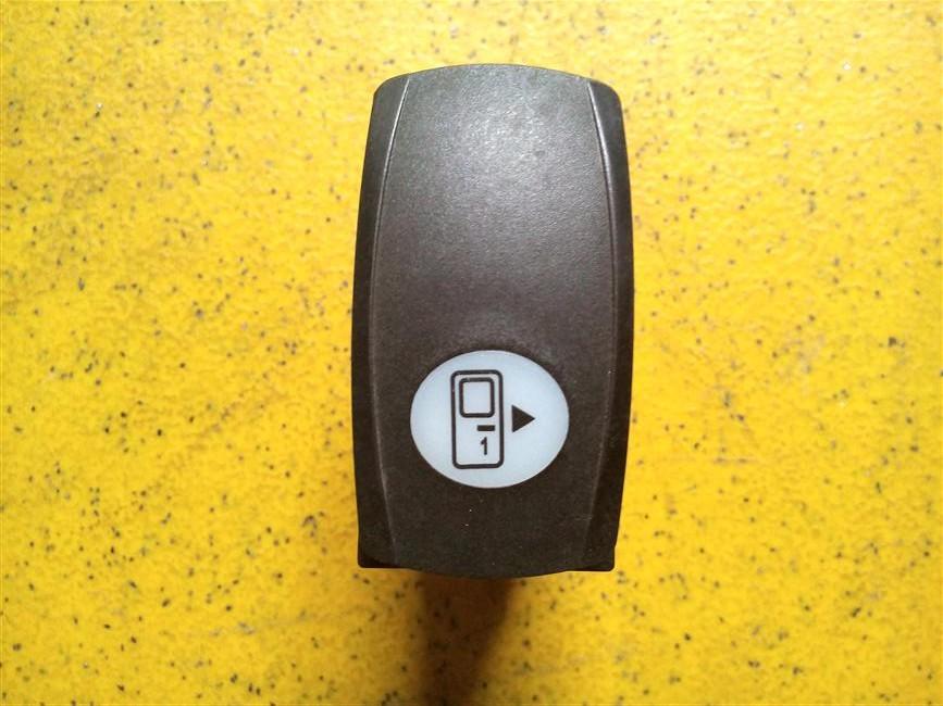 Commutateur de rocker, interrupteur de porte de passager avant, JK969H-057, rouge