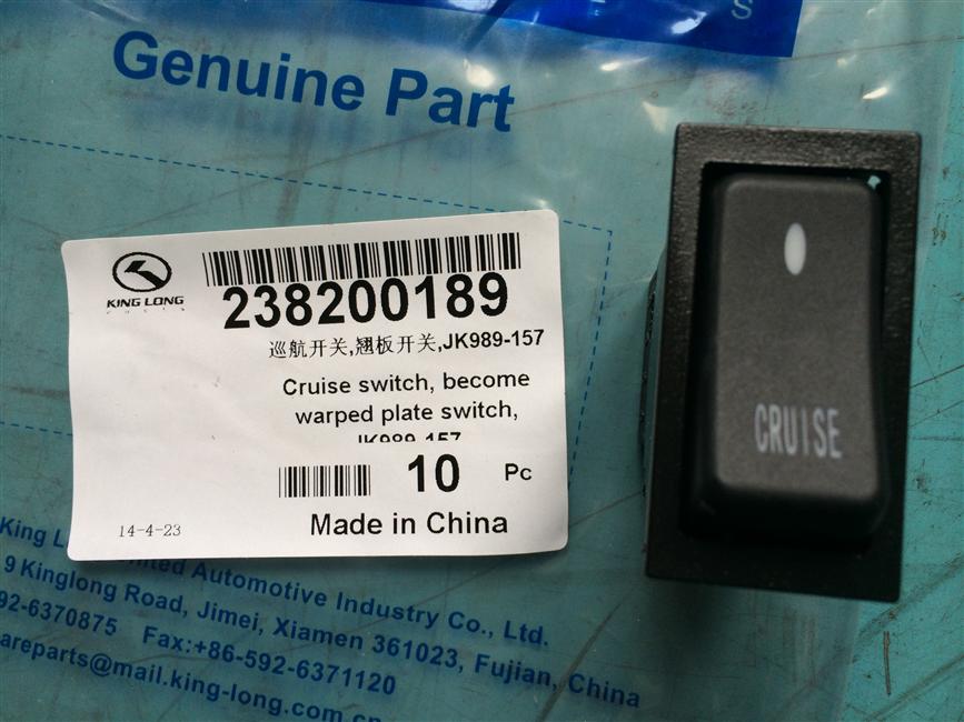 Cruise switch, rocker switch, JK 989-157