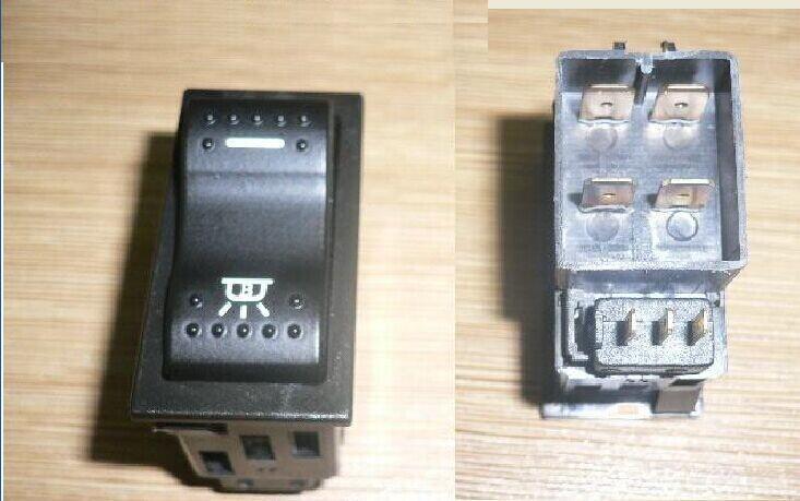 Fluorescent switch, rocker switch, JK938B-157/Suzhou Transportation