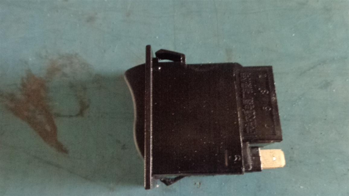 Rear fog light switch, rocker switch, JK938A-002-2.22/Suzhou Transportation