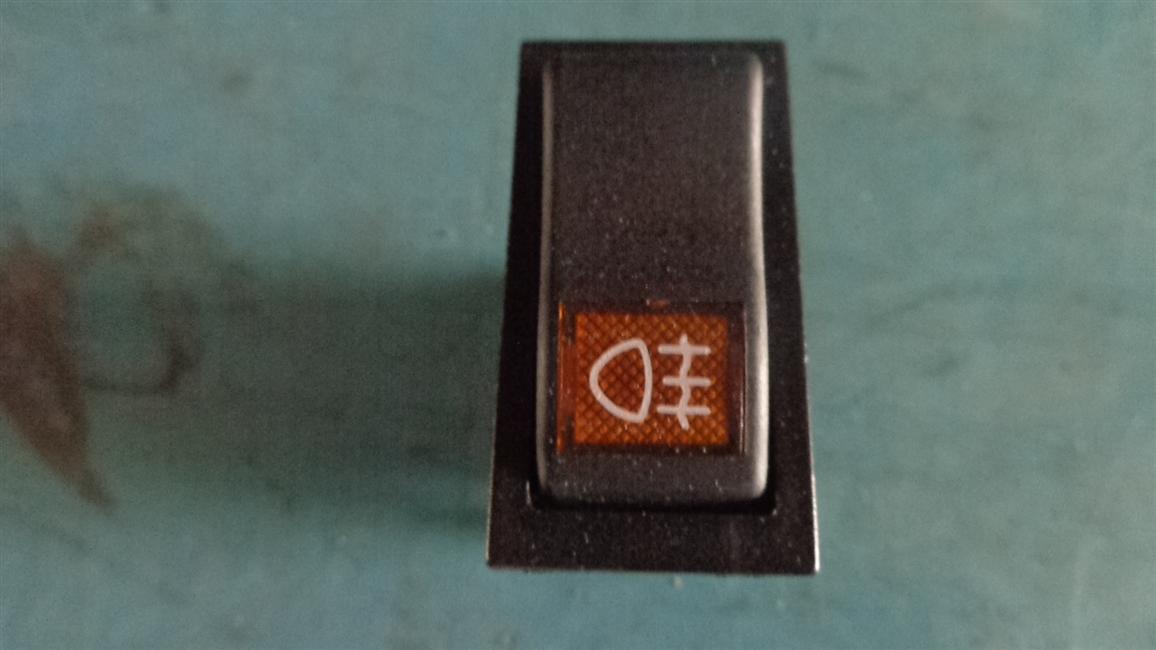 Rear fog light switch, rocker switch, JK938A-002-2.22/Suzhou Transportation-2