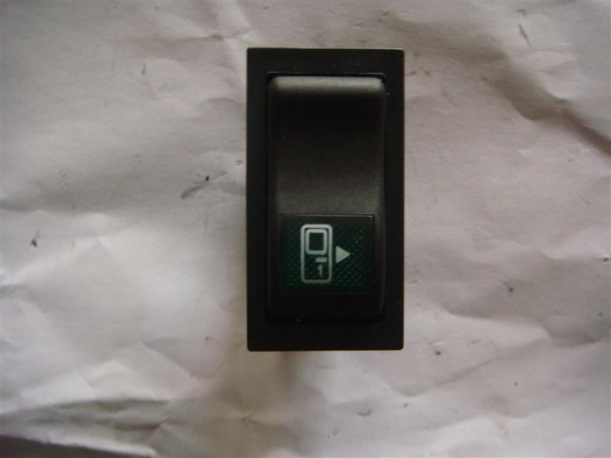 Guest door 1 switch, rocker switch, JK938A-057, red