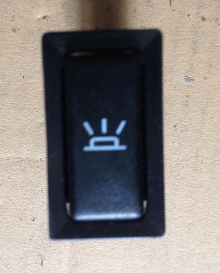 Switch assembly, ceiling light, single piece, black, KS-1