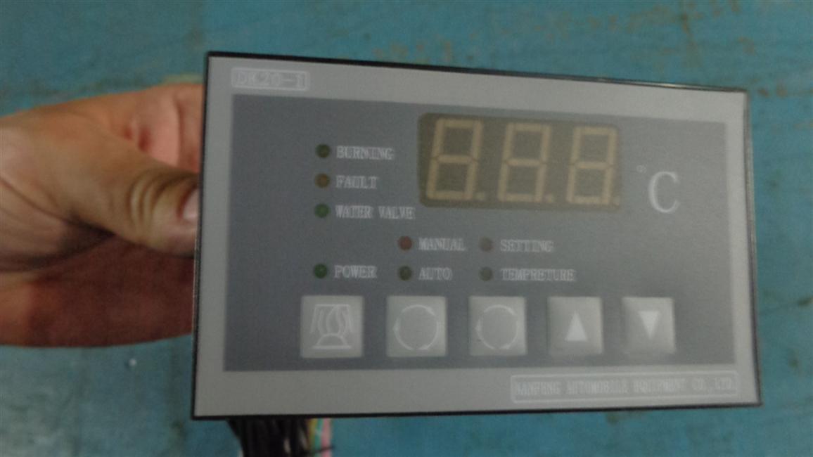 Control panel - Warm air, DK20-1, Temperature control/no radiator, defrosting switch, Solenoid valve with water valve