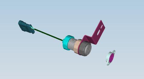 Warehouse door stroke switch, JK930R, normally closed contact, built-in relay