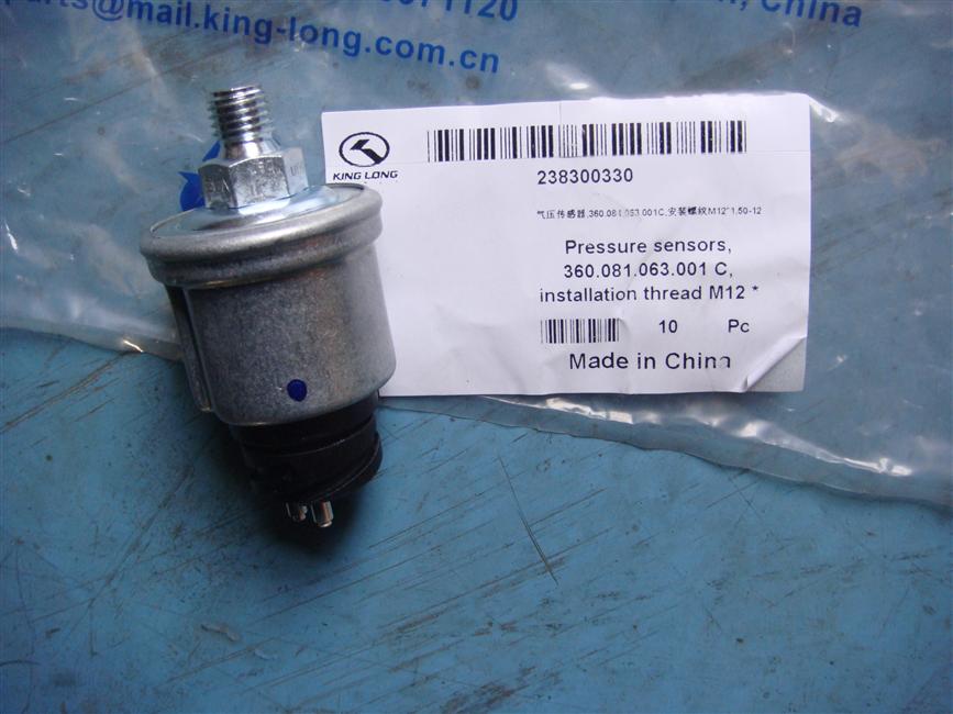 Датчик давления воздуха, 360 081,063,001C, монтажная нить M12*1,50-12