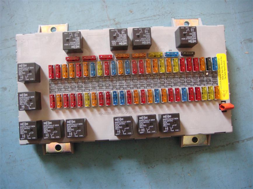 Central electrical box, ZH203H12, 50 channel, 6117Y, English label domestic relay