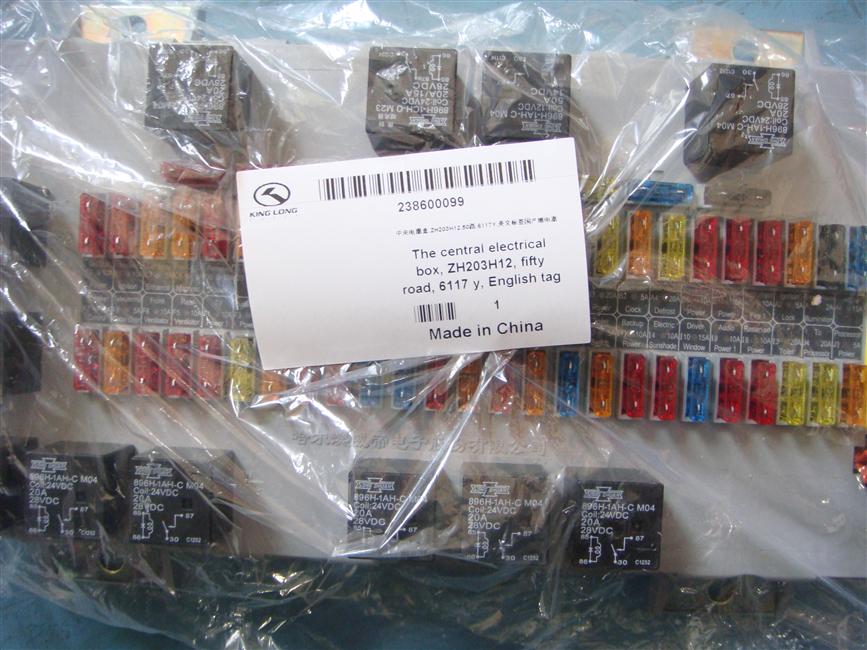 Central electrical box, ZH203H12, 50 channel, 6117Y, English label domestic relay-1