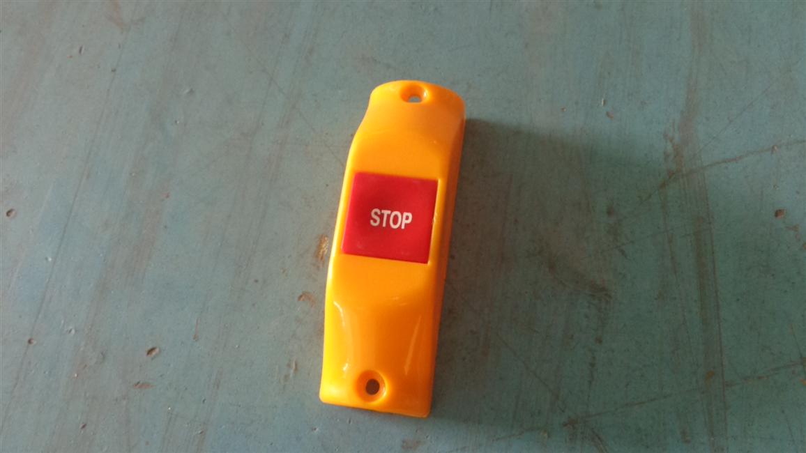 Кнопка для припарковки кнопок, Danyang Maшина и лодка PJ-STOP, красная кнопка желтого панциря, с надписью STOP, пригодная для D32-2
