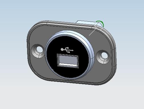 Transformer, circular charger, ZS-91392 with panel, DC24V, DC5V, 10W